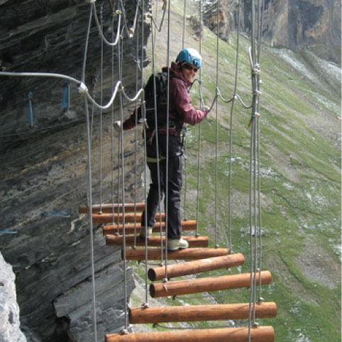 Der Klettersteig